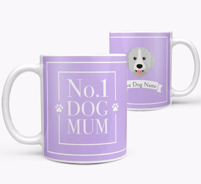 Personalised 'No.1 Mum' Mug from your {breedFullName}